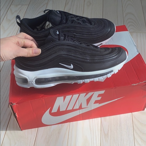 NIKE AIR MAX 97- Black&White MEN Size 6/ WOMEN 7.5 - Picture 8 of 12